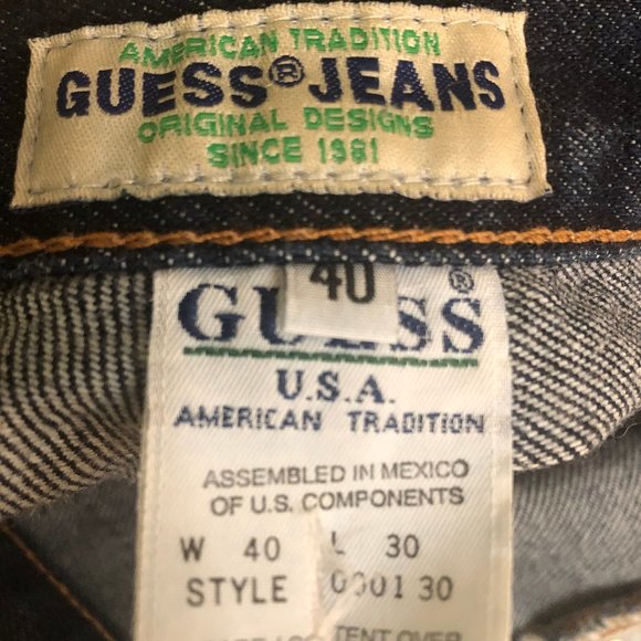 Guess Jeans for Men Size 40 x 30 Gently Worn. American Traditions - Picture 3 of 7
